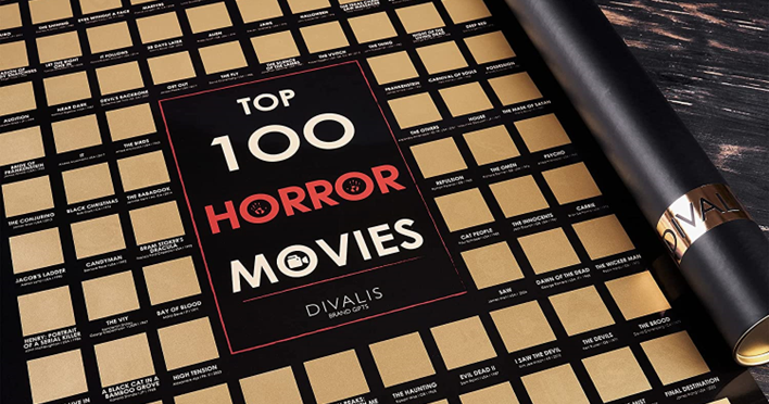 Top 100 horror movies poster