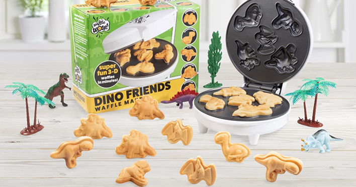 Dinosaur waffle pan