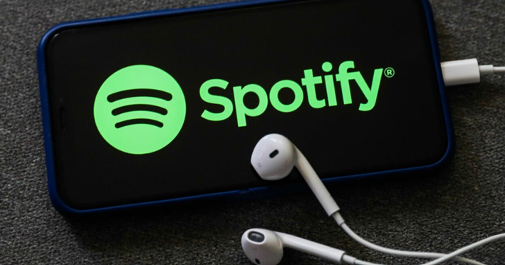 Earphones and Spotify Premium