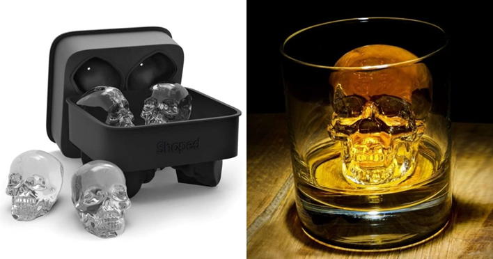 Skull ice mould