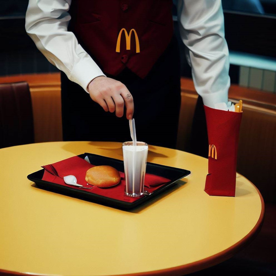 McDonald's table service